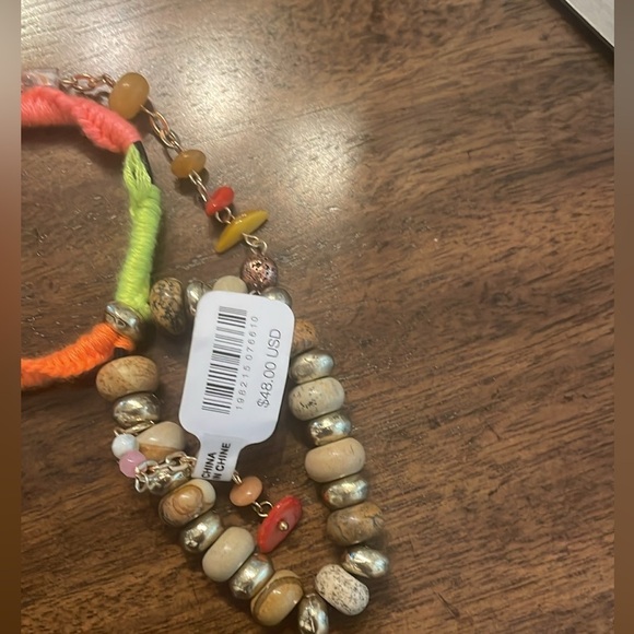 Free People Ariana Ost Dripping In Sun Hair Tie in Tan - Picture 3 of 3